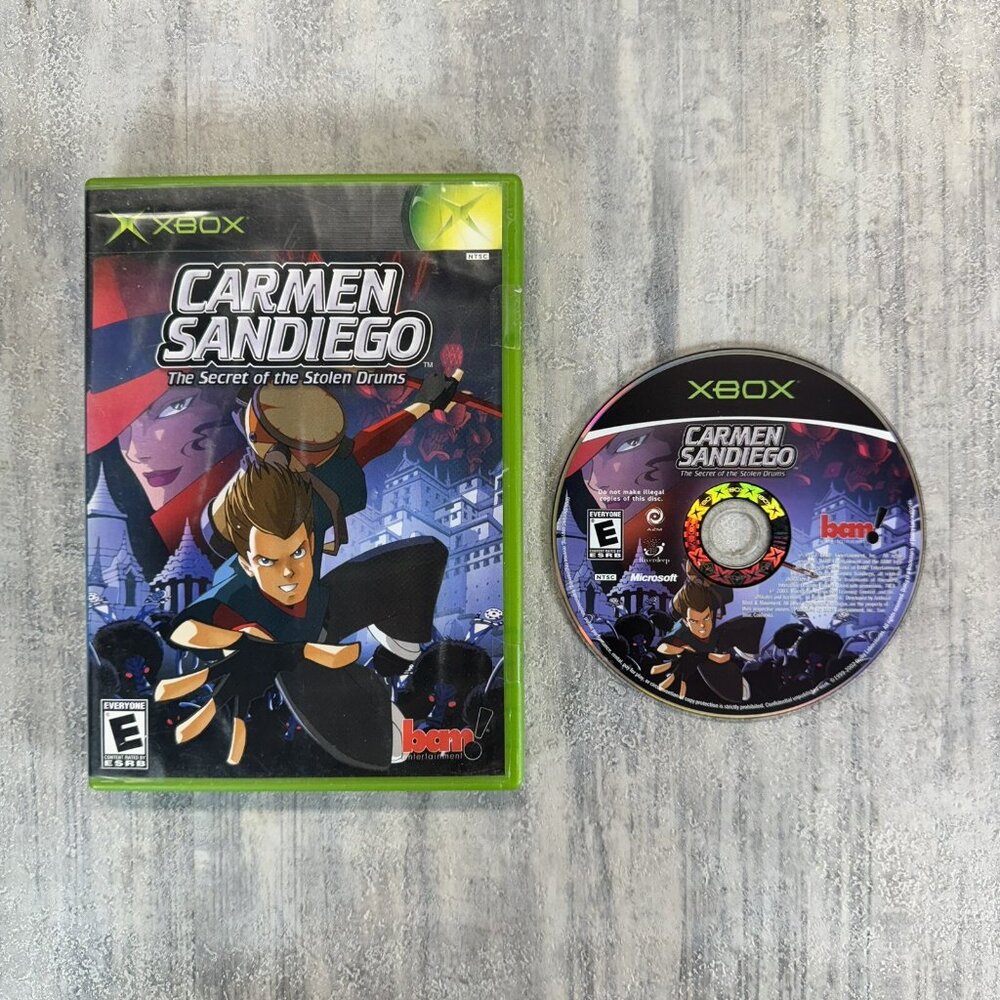 Carmen Sandiego The Secret Of The Stolen Drums (Sony PlayStation 2,PS2 No Manual